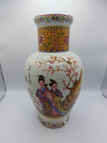 Vaso ceramica rosa famiglia