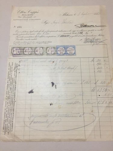 Milano fattura ettore - 1, crippa