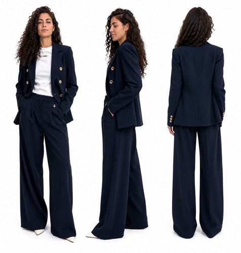 Pantalone donna vita alta - donna,