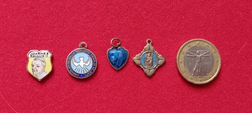 Lotto medagliette religiose - lotto, 4