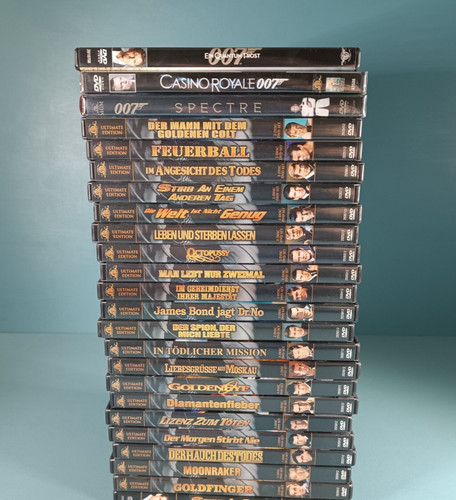 23x james bond - 007, dvd