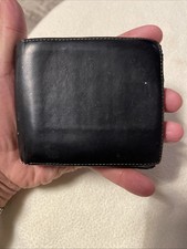 Portafoglio vintage Paul Smith da uomo in pelle nera con bifold.