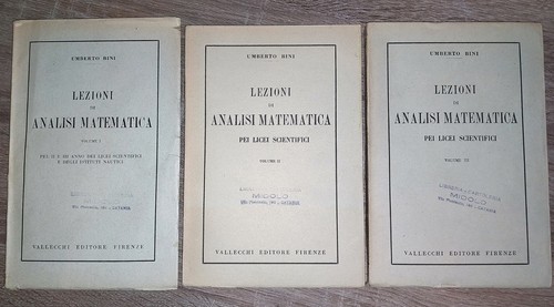 Bini lezioni di analisi - lezioni,