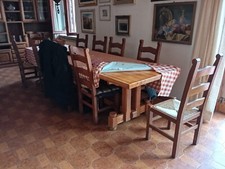 tavolo da salone rustico lunghezza MT 4 colore pino