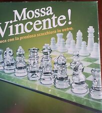 SCACCHIERA IN VETRO LUCIDO E