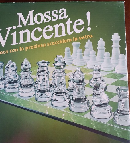 Scacchiera vetro lucido e - vetro,