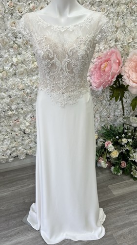 Pronovias white wedding dress - white,