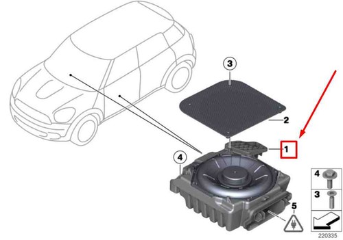 Mini countryman r60 cruscotto - mini,