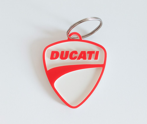 Portachiavi moto con - , anello