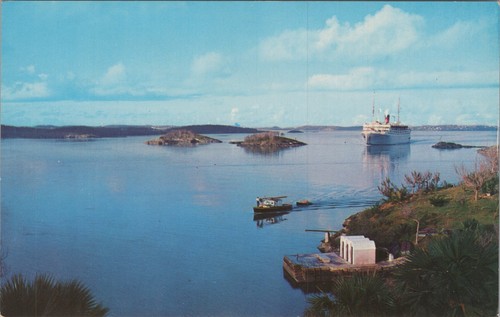 Cartolina bermuda due rocce - due,