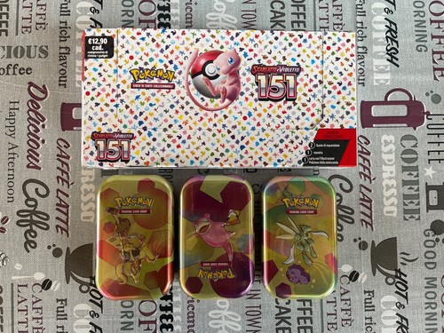 Lotto pokemon 151 mini - lotto, tin