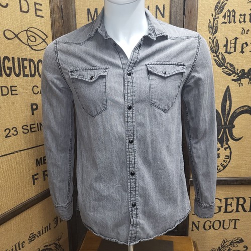 Zara man denim shirt - denim, shirt,