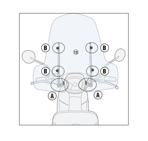 Givi supporti attacchi staffe