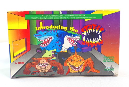 Street sharks sticker display - street,