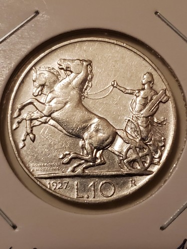 Lire 1927 biga - 10,