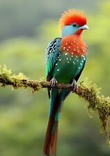 Stampa uccellino Quetzal