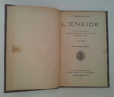 Virgilio eneide libro - i, dante