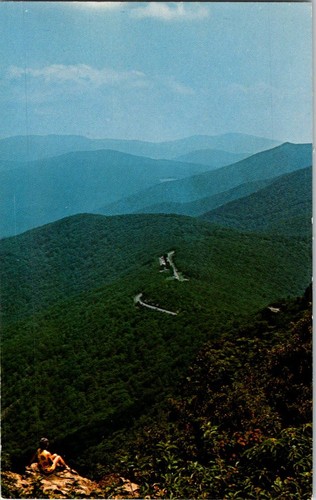 Cartolina epoca skyline - cartolina, d'epoca