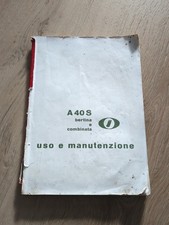 Manuale Uso E Manutenzione