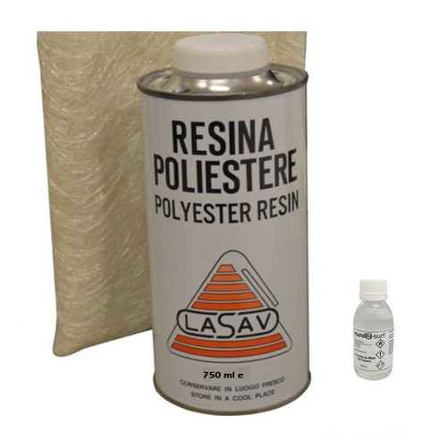 Kit vetroresina lasav - lasav, resina