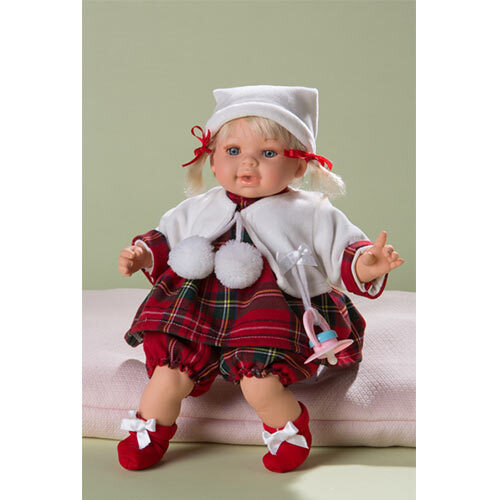 Bambola real vestito rosso - real,