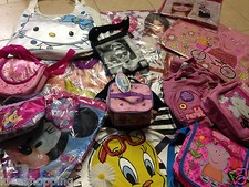 STOCK 20 BORSE ASSORTITE VARIE MISURE PERSONAGGI DISNEY . INGROSSO