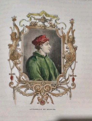 Bella incisione acquarellata