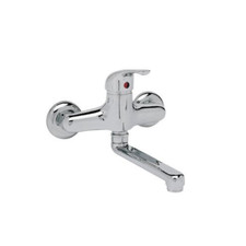 MISCELATORE MONOCOMANDO LAVELLO A PARETE CROMO MOD PRINCE GARANZIA 3 ANNI