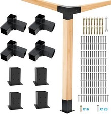 Kit 4 PEZZI Staffe pergola