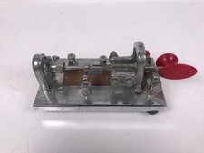 Vibroplex n. Insetto chiave telegrafo vintage cromato 180829