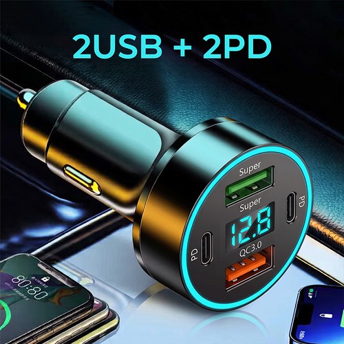Caricabatteria auto usb - caricabatteria, usb-c