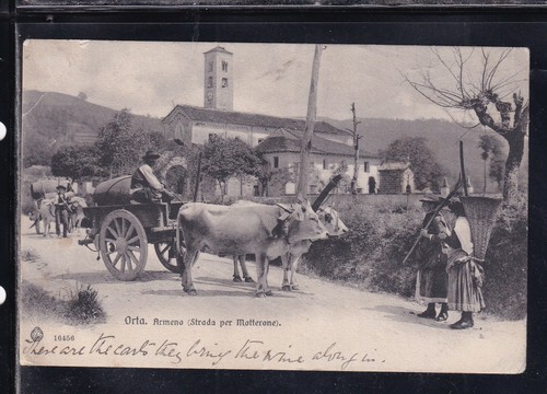 Cartolina orta armeno - cartolina, strada