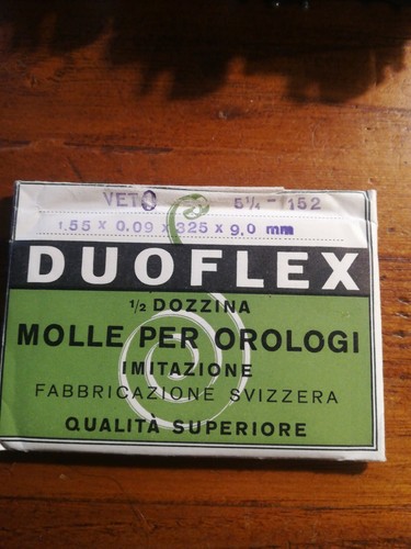 Molla carica duoflex - di,