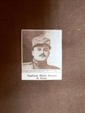 WW1 Prima guerra mondiale 1914-1918 Caduto Capitano Giulio Ferrari di Carpi