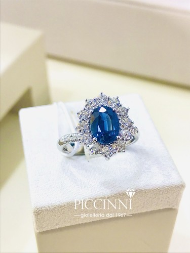 Anello con zaffiro - anello,