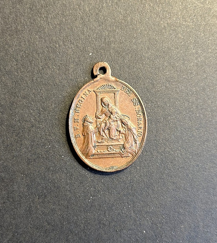 Antica medaglia beata vergine - antica,