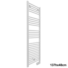 Scaldasalviette CORTINA elettrico bianco cm 137x48 con termostato