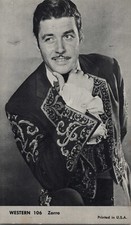 Cartolina Guy Williams 1957