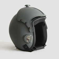 Casco jet caccia grigio tinta