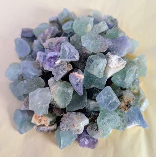 Rough fluorite stones - fluorite, bulk