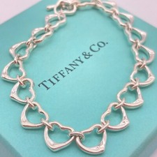 Bracciale Tiffany & Co. Cuore Aperto Toggle Elsa Peretti Argento 925 6 3/4" 1...