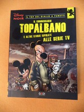 Fumetto comics IL COMMISSARIO TOPALBANO top giallo fumetti DISNEY NOIR 3 (LB4)
