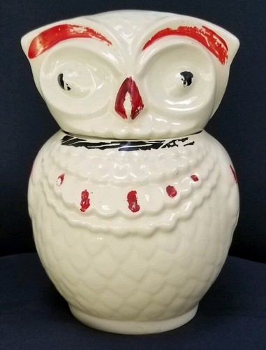 Antique owl cookie jar - owl, by