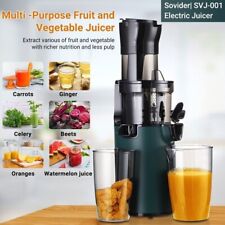Sovider Slow Juicer spremiagrumi a freddo macchina per succo 200 W pozzetto largo filtro juicing