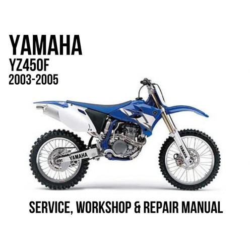 Yamaha yz450f 2003 2005 - yamaha,