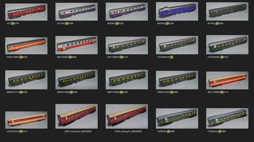 Liliput vari vagoni ferroviari
