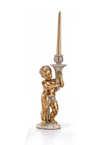 Putto angelo portacandela - putto,
