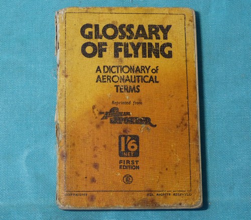Glossary flying a - of, –
