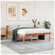 Struttura Letto Legno Marrone