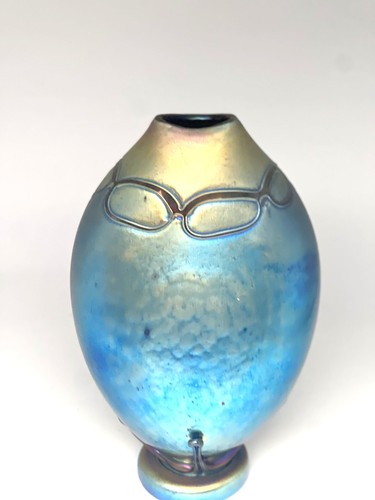 Vaso lucentezza blu con - vaso,